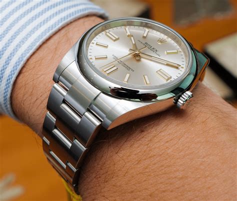 mens silver rolex watch|Rolex oyster perpetual 41mm silver.